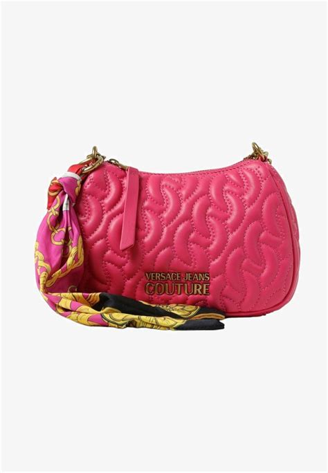 pochette rosa versace|versace black tote.